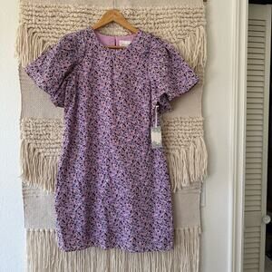 NWT: Hyacinth House Lilac Floral Viola Mini Dress